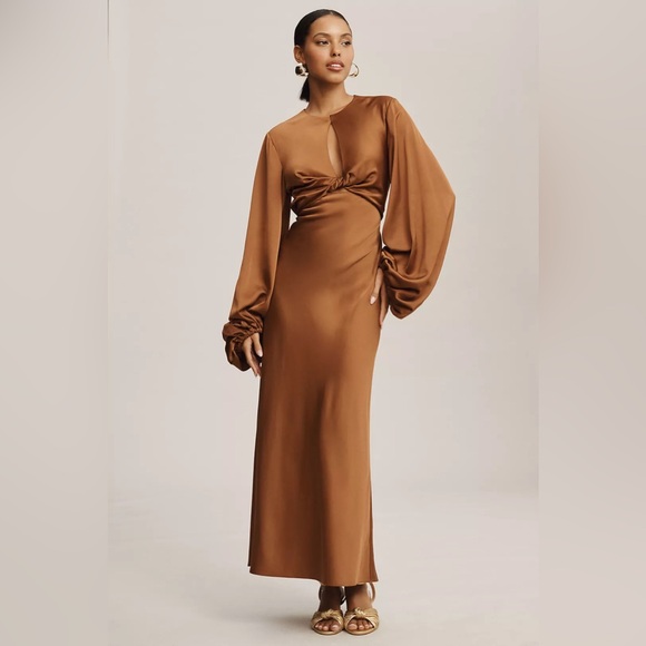strapless open back dress Open Back Strapless Corset Shimmer Spandex Column Dress – Camille La Vie main image 1